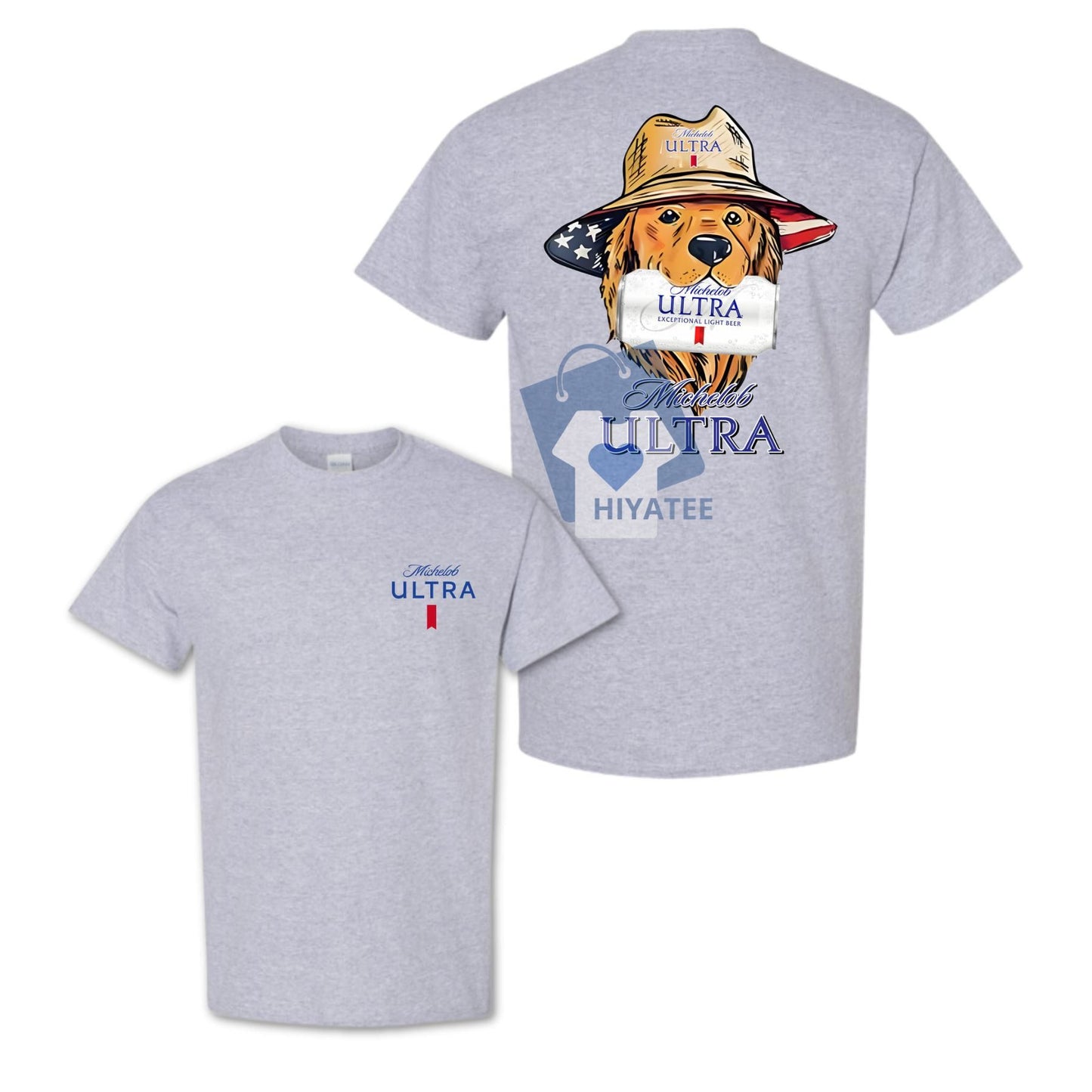 Michelob Ultra Golden Retriever Shirt – Patriotic Beer Dog Tee for Men & Women
