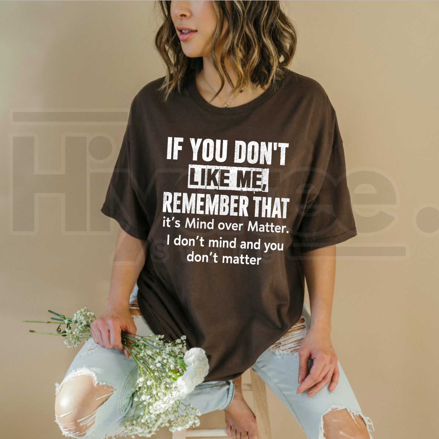 Mind Over Matter T-Shirt – Inspirational Mindfulness Graphic Tee