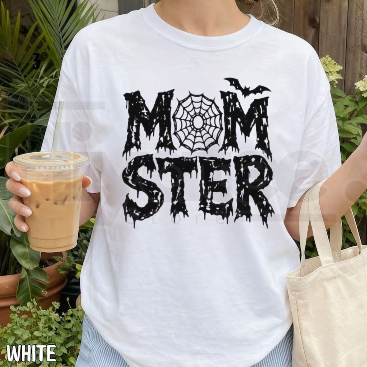 Comfort Colors Halloween Mom T-Shirt – Funny Momster Spooky Mama Tee