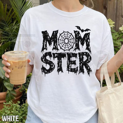 Comfort Colors Halloween Mom T-Shirt – Funny Momster Spooky Mama Tee