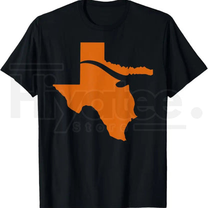 Texas State Map Graphic T-Shirt – Lone Star Pride Cotton Tee