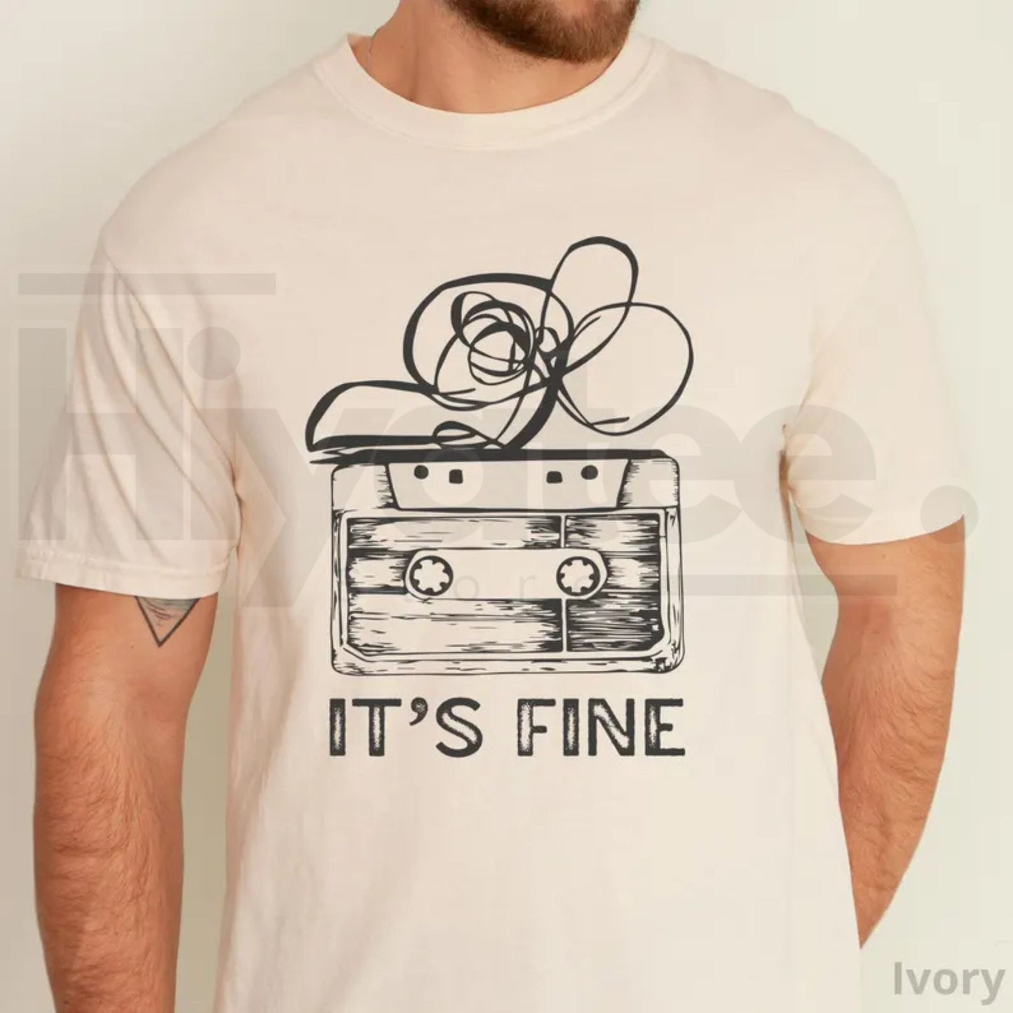 Retro Cassette Tape T-Shirt Comfort Colors 90s Music Graphic Tee