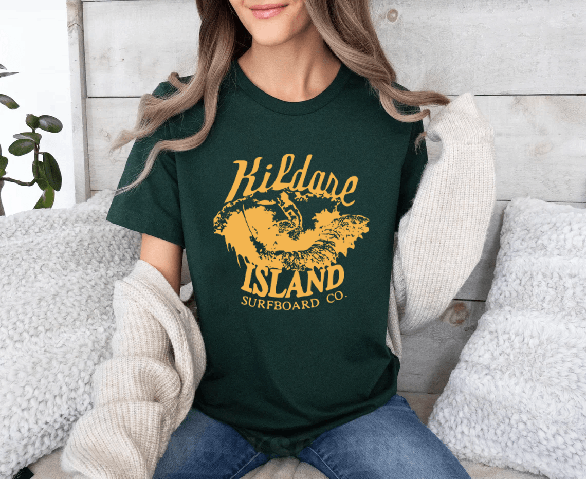 Kildare Island Outer Banks T-Shirt Comfort Colors , JJ Maybank Outfit, OBX SS4 Show Shirt, Beach Tee, Spring Break Tee Gift For Movies Lovers Fabric Menswear - Hiyatee