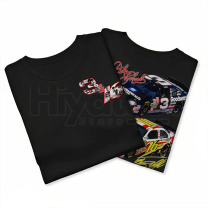 Vintage Racing Legacy Stock Car T-Shirt – Double-Sided #3 & #16 Motorsports Tee