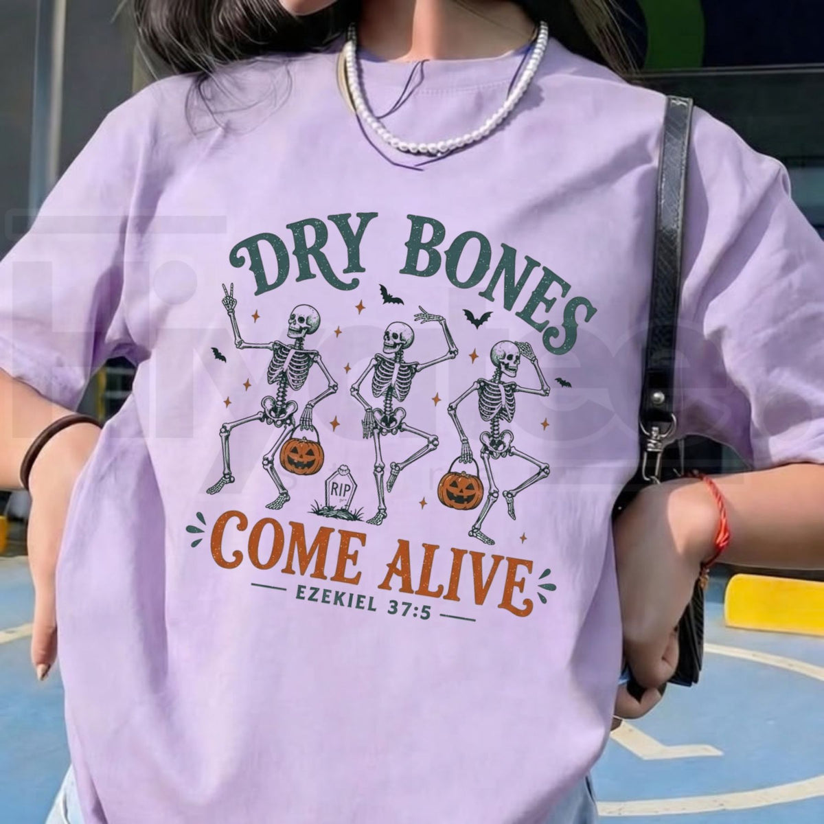 Comfort Colors Dry Bones Come Alive Christian Halloween Tee