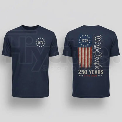We The People 250th Anniversary Shirt – Vintage 1776 to 2026 Patriotic T-Shirt