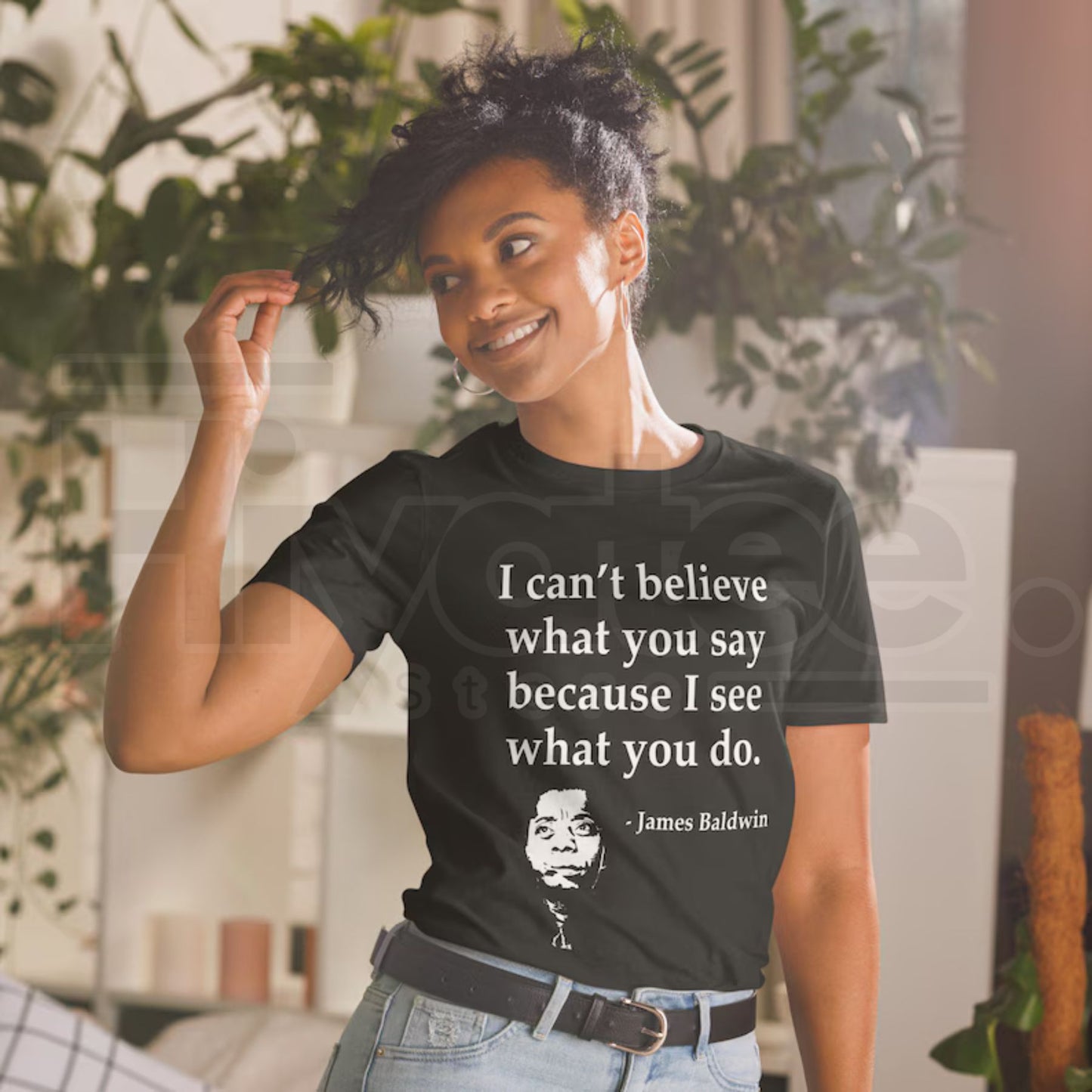 James Baldwin Quote T-Shirt – Summer Black Cotton Crew Neck Tee