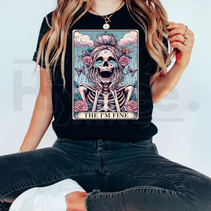 "The Mental Health Tarot" – Funny Sarcastic Aesthetic Graphic Top