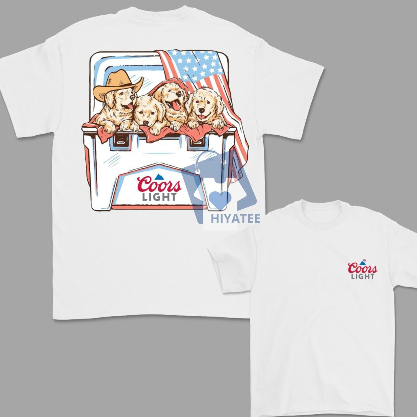 Dogs and Beer Shirt – 4th of July Patriotic Tee for Men & Women