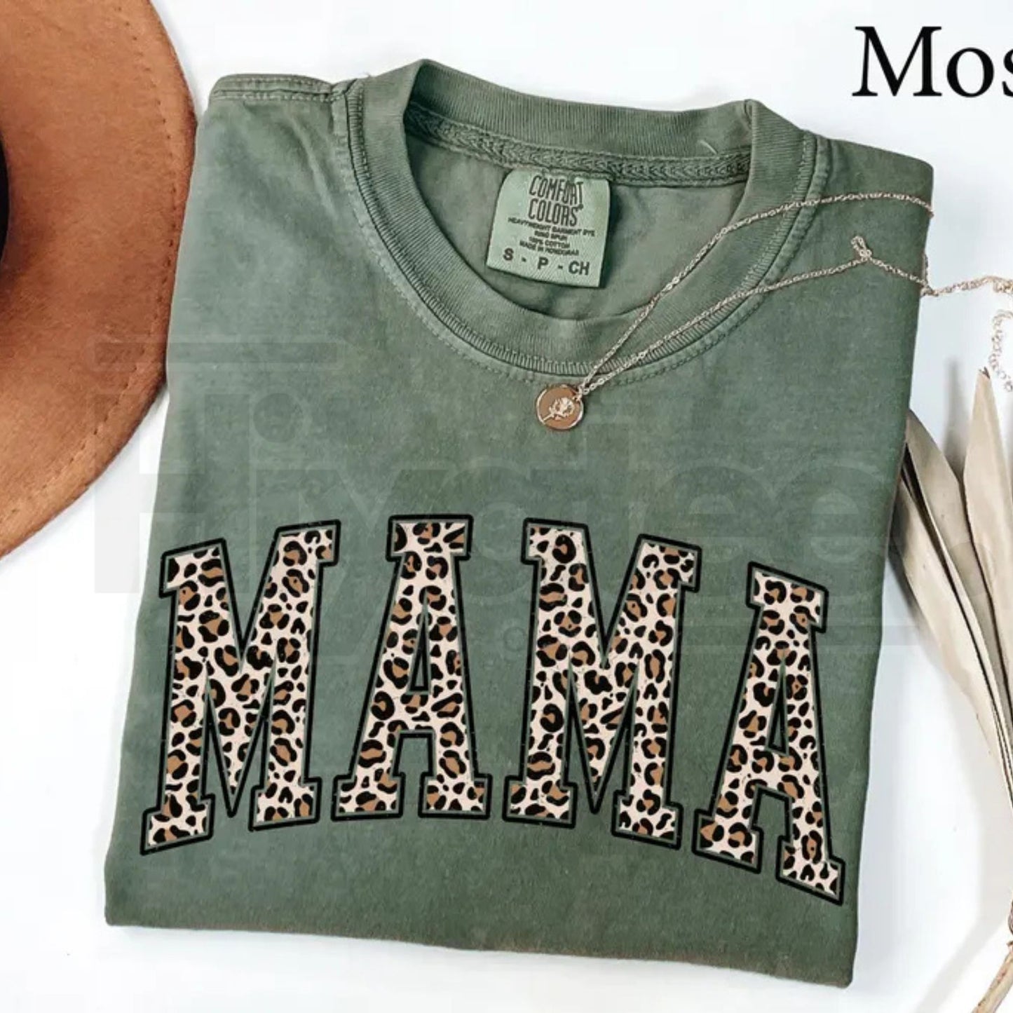 Comfort Colors® Leopard Mama Shirt – Trendy Mama Graphic Tee & Funny Mothers Day Gift