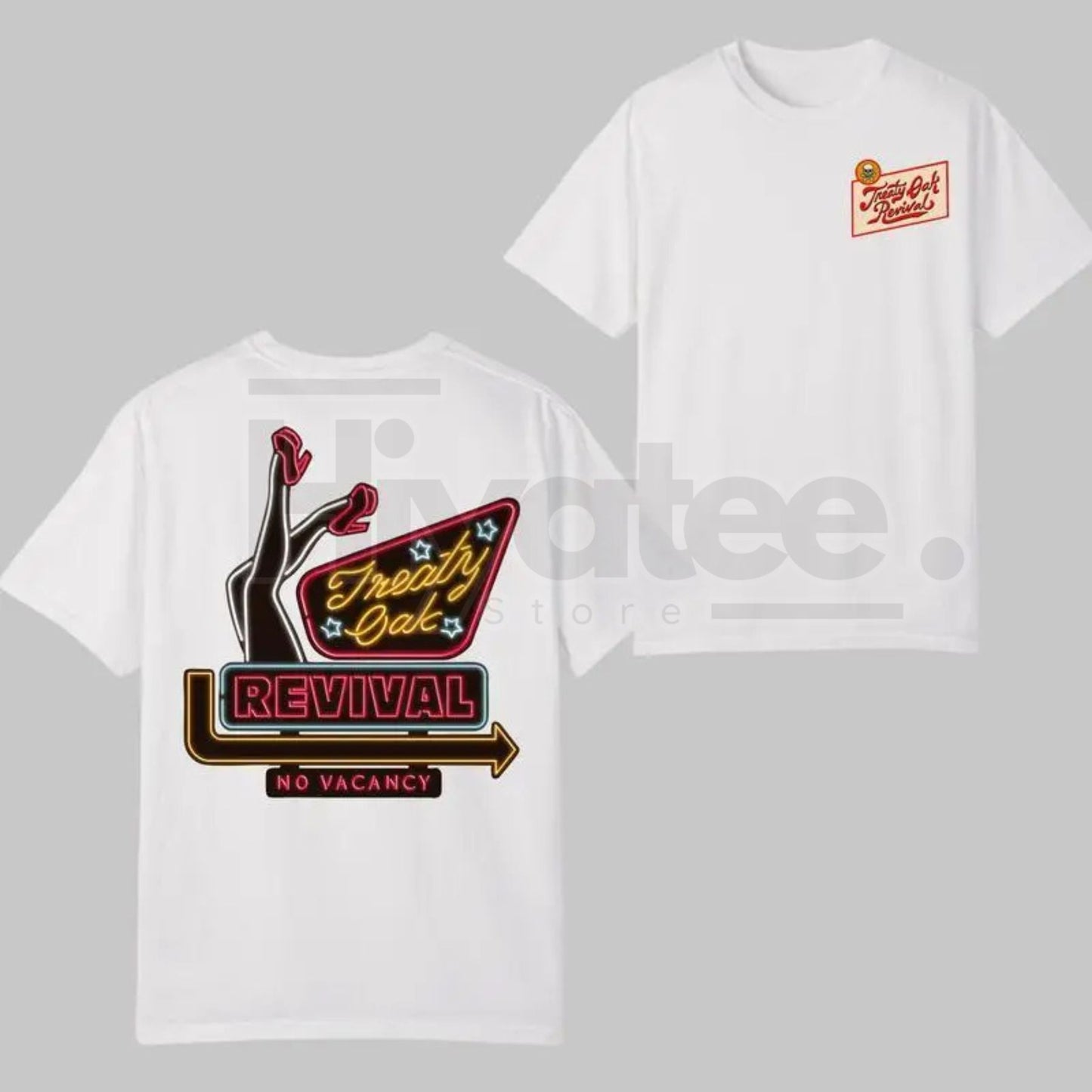 Treaty Oak Revival "No Vacancy" Classic T-Shirt – Vintage Southern Rock Band Tee