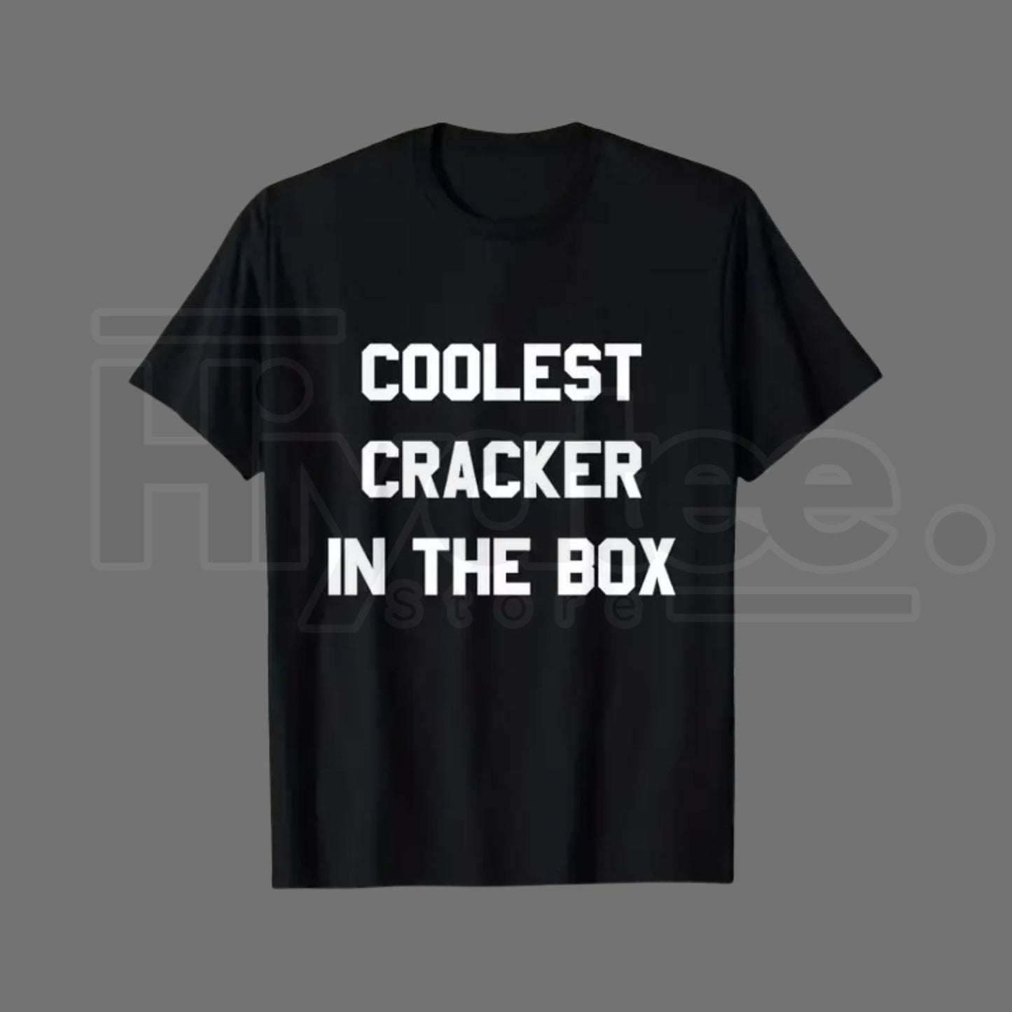 "Coolest Cracker" – Funny Sarcastic Bold Graphic Top
