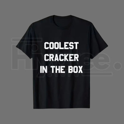 "Coolest Cracker" – Funny Sarcastic Bold Graphic Top