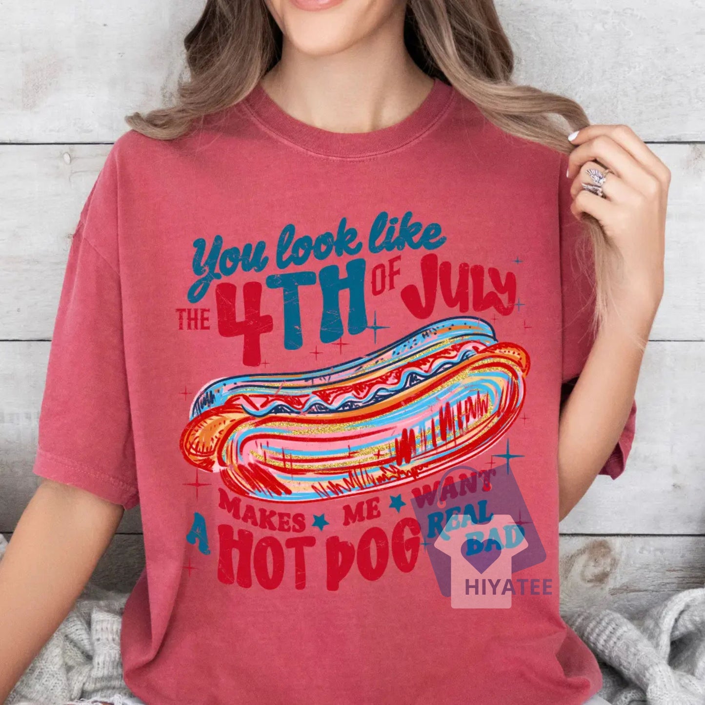You Look Like the 4th of July T-Shirt – Unisex Cotton Tee with Relaxed Fit, Made in USA