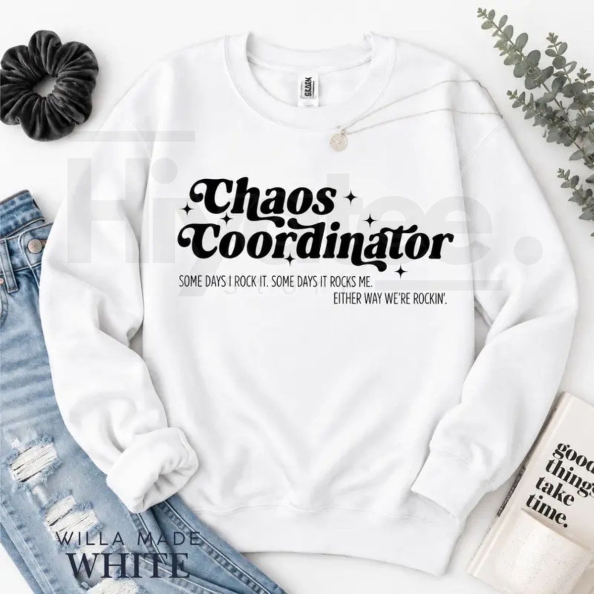 Chaos Coordinator Retro Sweatshirt – ESE Special Education Teacher Graphic Crewneck