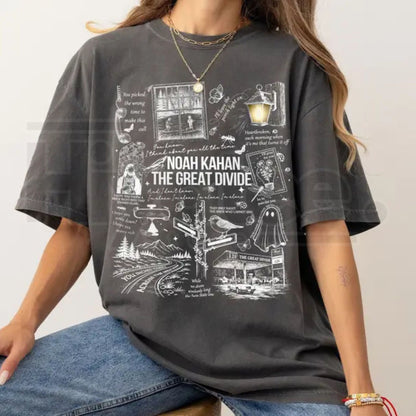 Comfort Colors® The Great Divide Porchlight Lyrics Shirt – NK Tour Merch Tee