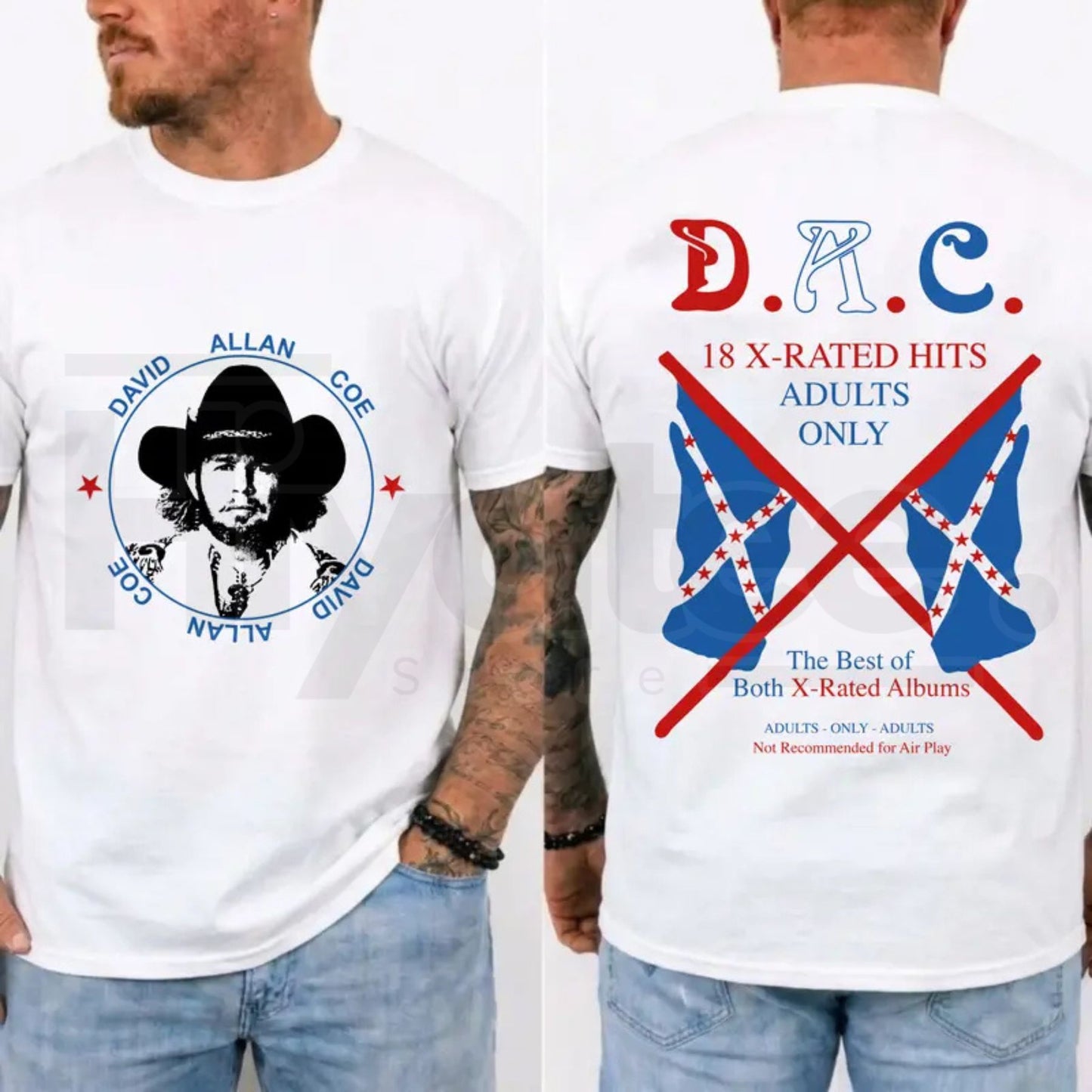 David Allan Coe T-Shirt – Outlaw Country Music Vintage Graphic Tee