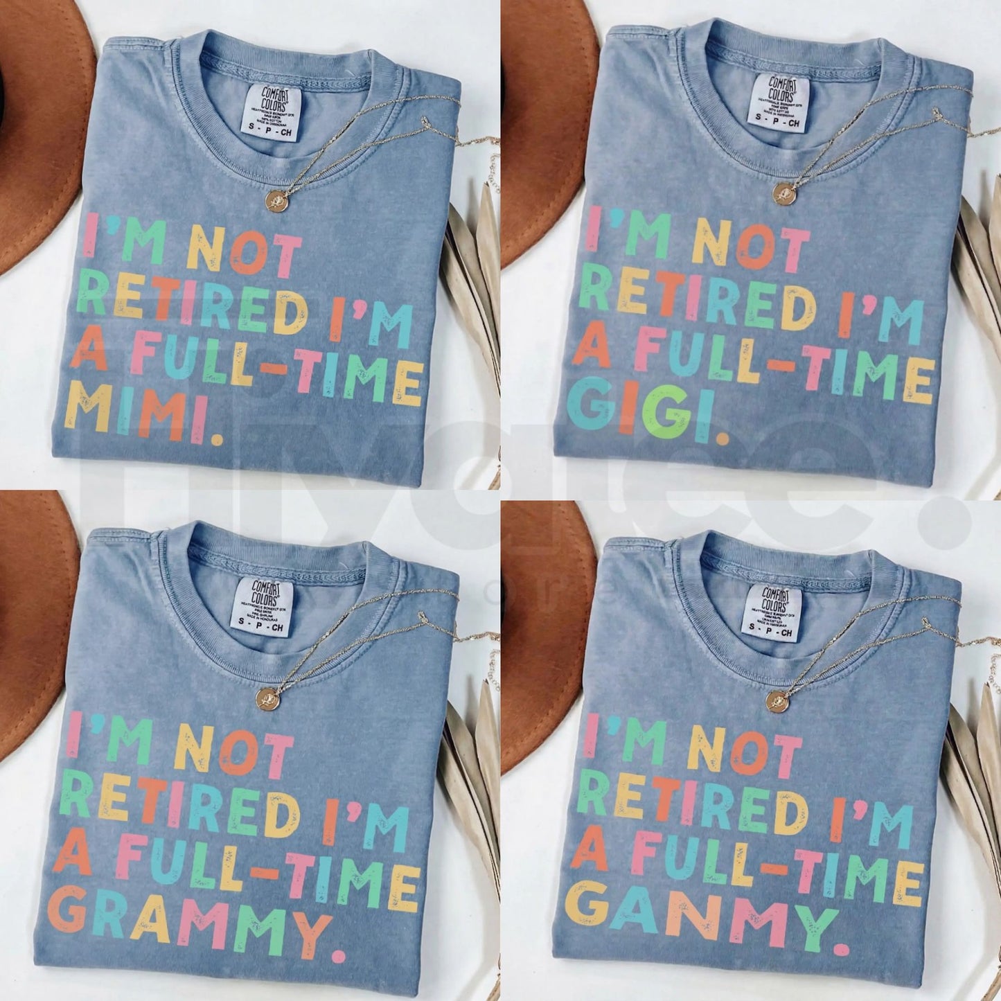 Comfort Colors® Custom Retirement Grandma Shirt – Personalized Mama & Nana Gift