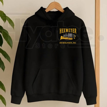 HEEMEYER DEMOLITION INC Hoodie – Komatsu D355A Dozer Unisex Cotton Pullover