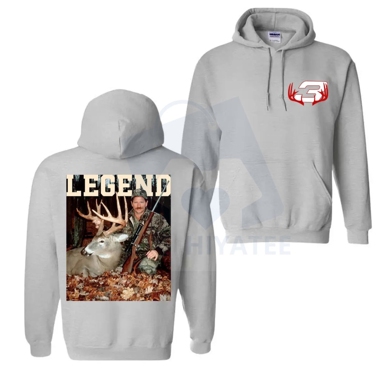 Dale Earnhardt With Deer Hoodie – Vintage Hunting Season Shirt, Unisex Graphic Pullover, NASCAR Racing & Hunting Fan Gift