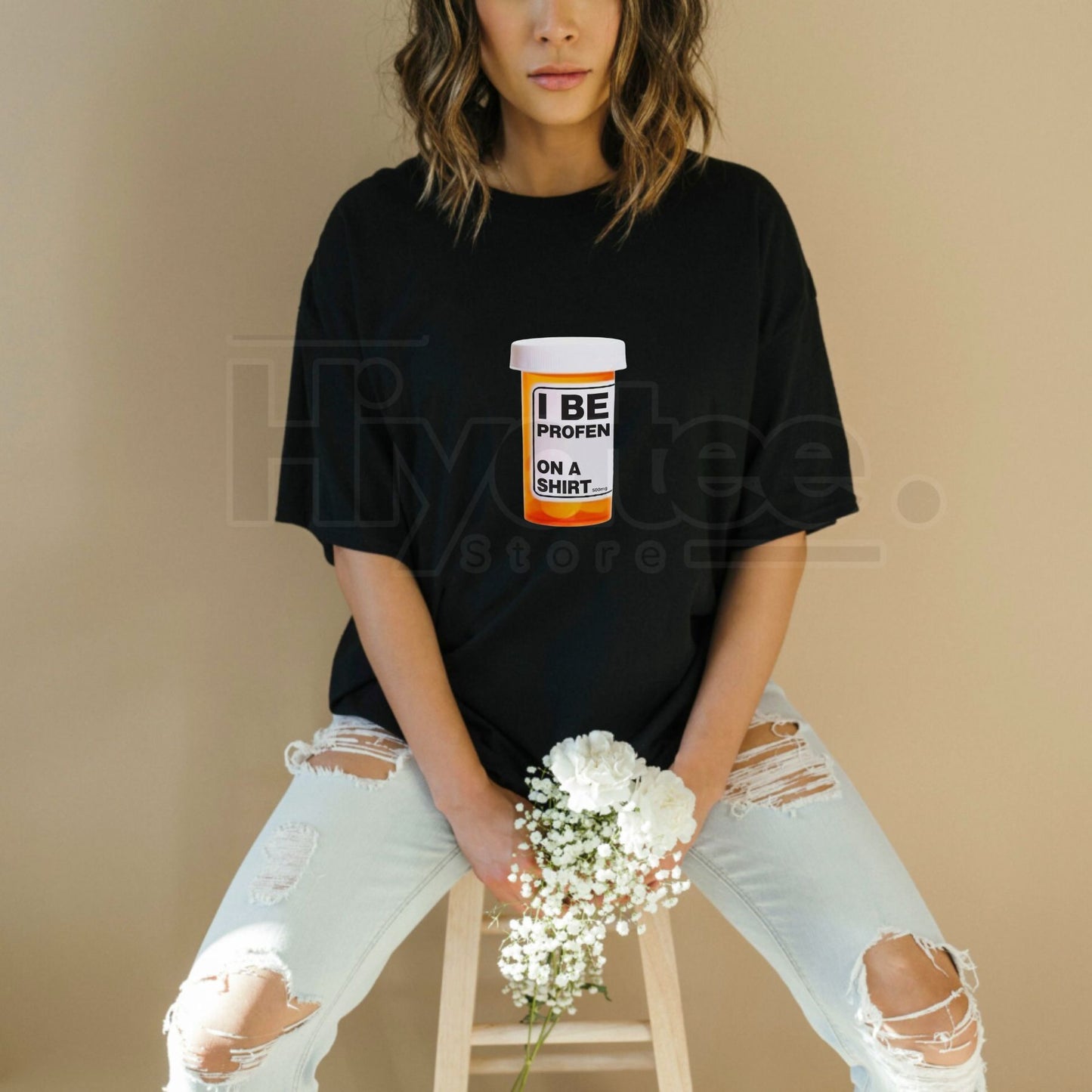 "I Be Profen" Funny Sarcastic T-Shirt – Ironic Medical Pun Graphic Tee