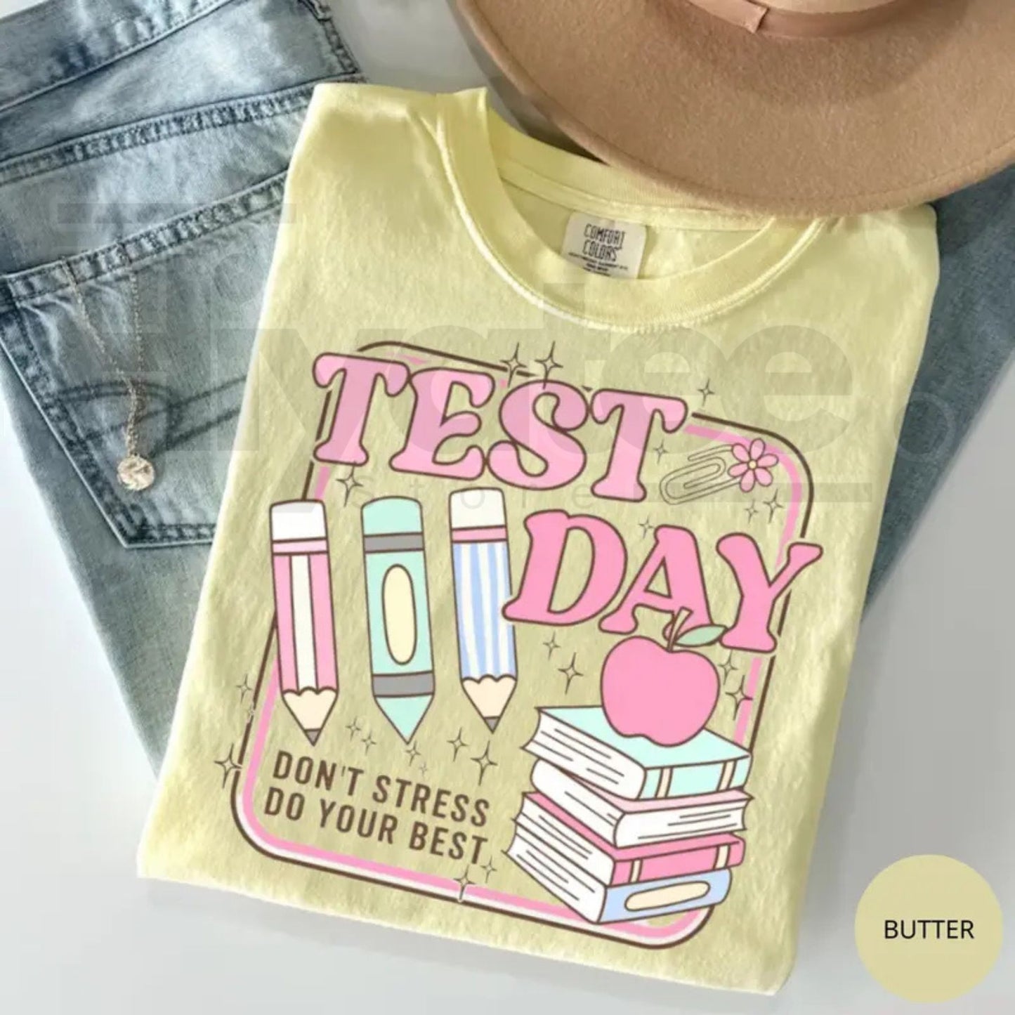 Comfort Colors® Teacher Testing Shirt – Matching State Testing & STAAR Day Team Tee