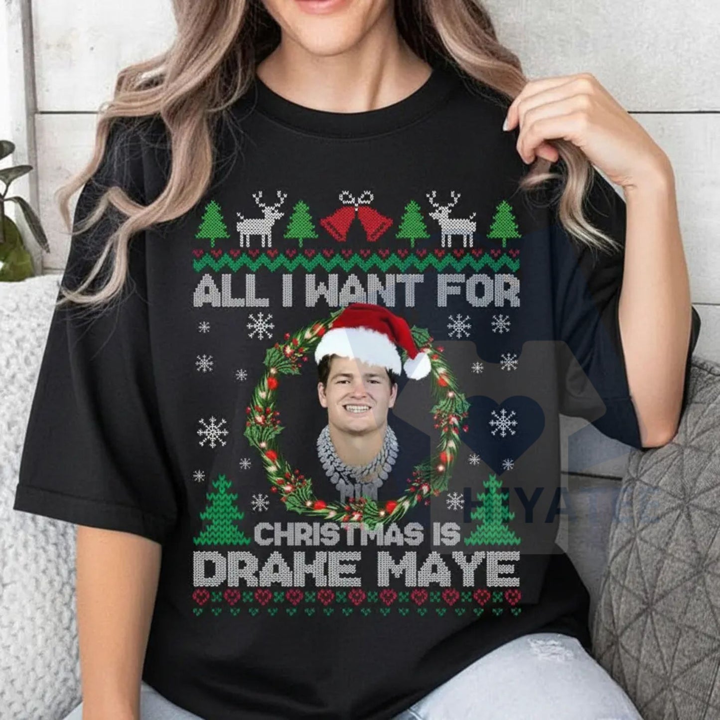 Drake Maye Vintage Football T-Shirt – Retro Game Day Design for Fans