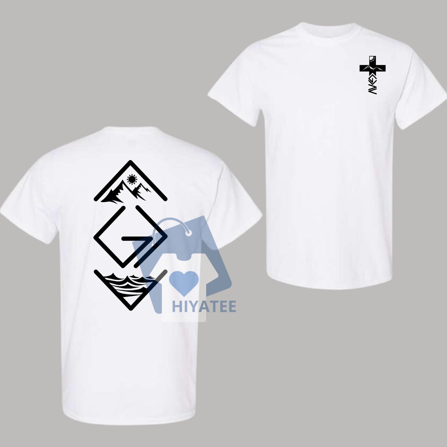 God Is Greater Than The Highs And Lows T-Shirt – 2-Sided Christian Tee