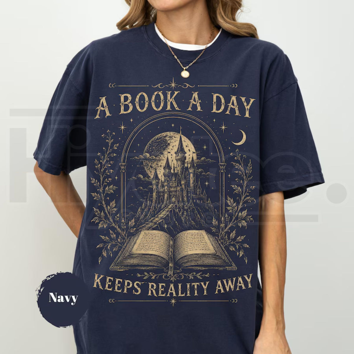 A Book a Day Dragon T-Shirt – Fantasy Reader Graphic Tee