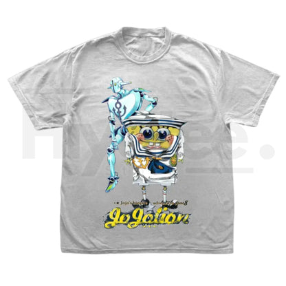 "Wet" JoJo's Bizarre Adventure – Y2K Aesthetic Anime Graphic Top