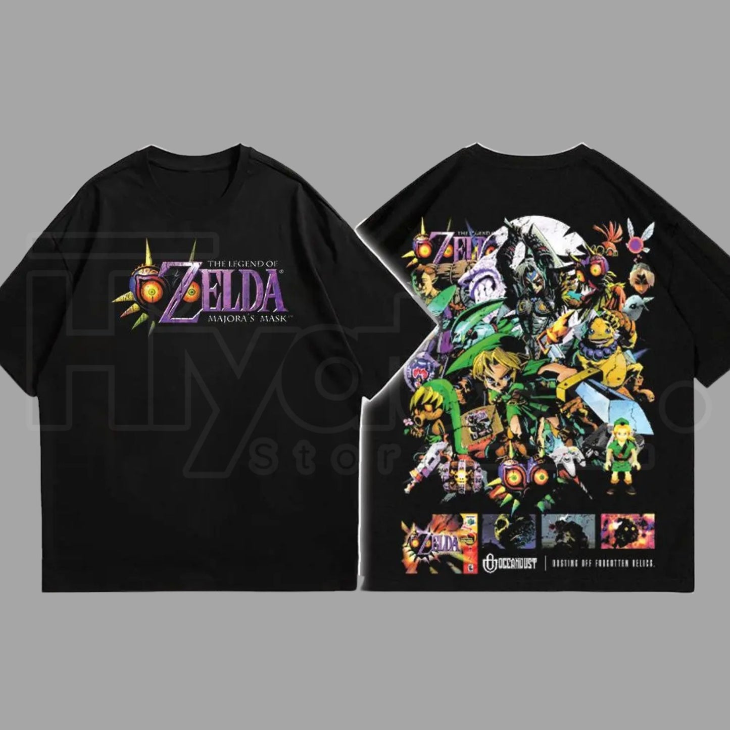 "Majora's Mask" – OceanDust4U Premium Oversized Zelda Legend Top