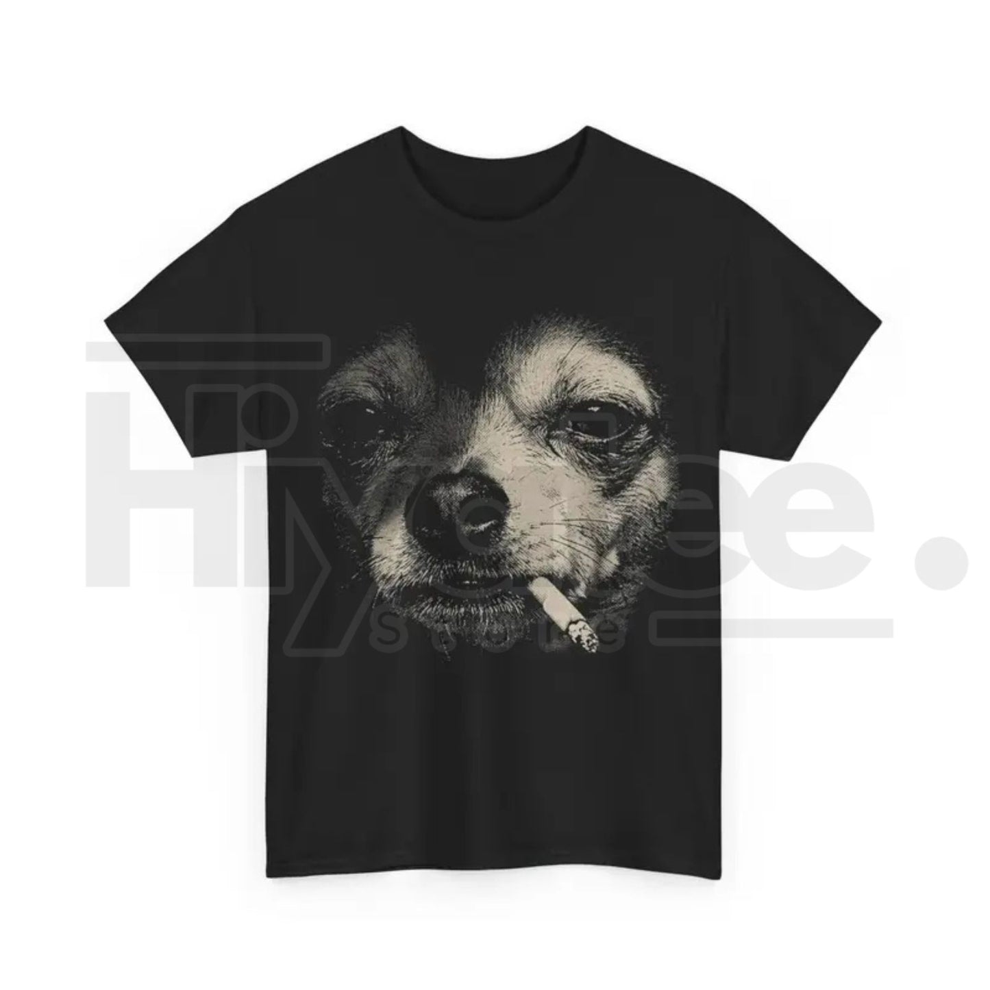 "Dog Smocking" – Funny Retro Meme Dog Streetwear Graphic Top