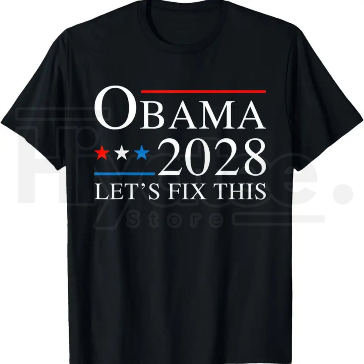 Obama 2028 3rd Term Let's Fix This T-Shirt – Political Graphic Tee