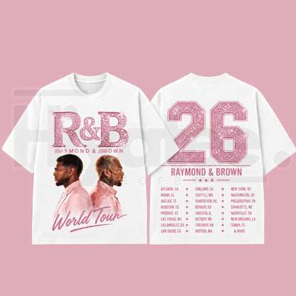Raymond & Brown World Tour 2026 Premium Cotton T-Shirt