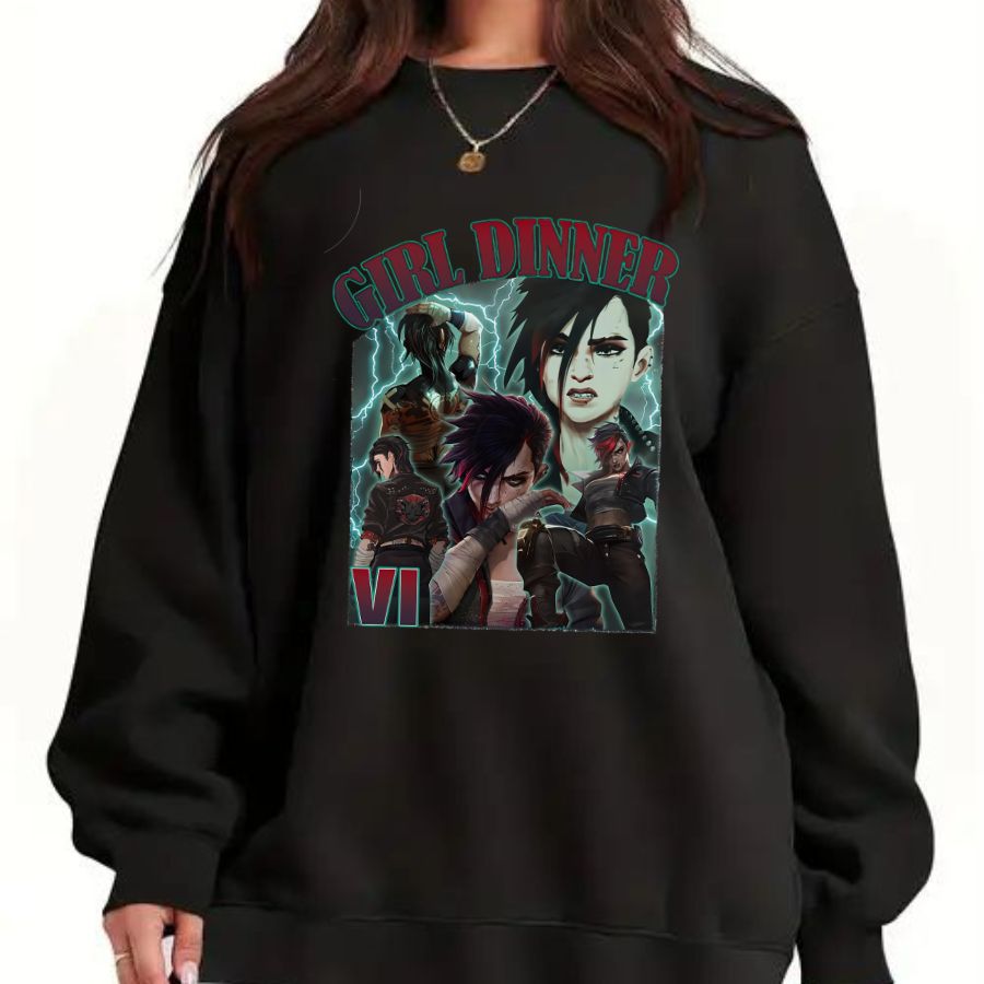 Vi girl graphic vintage Sweatshirt