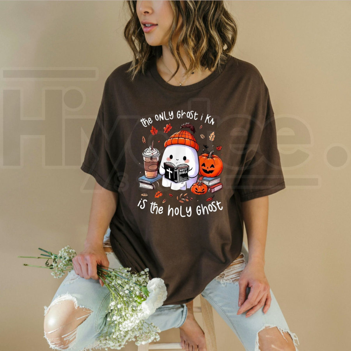 The Only Ghost I Know Is The Holy Ghost T-Shirt – Christian Halloween Tee