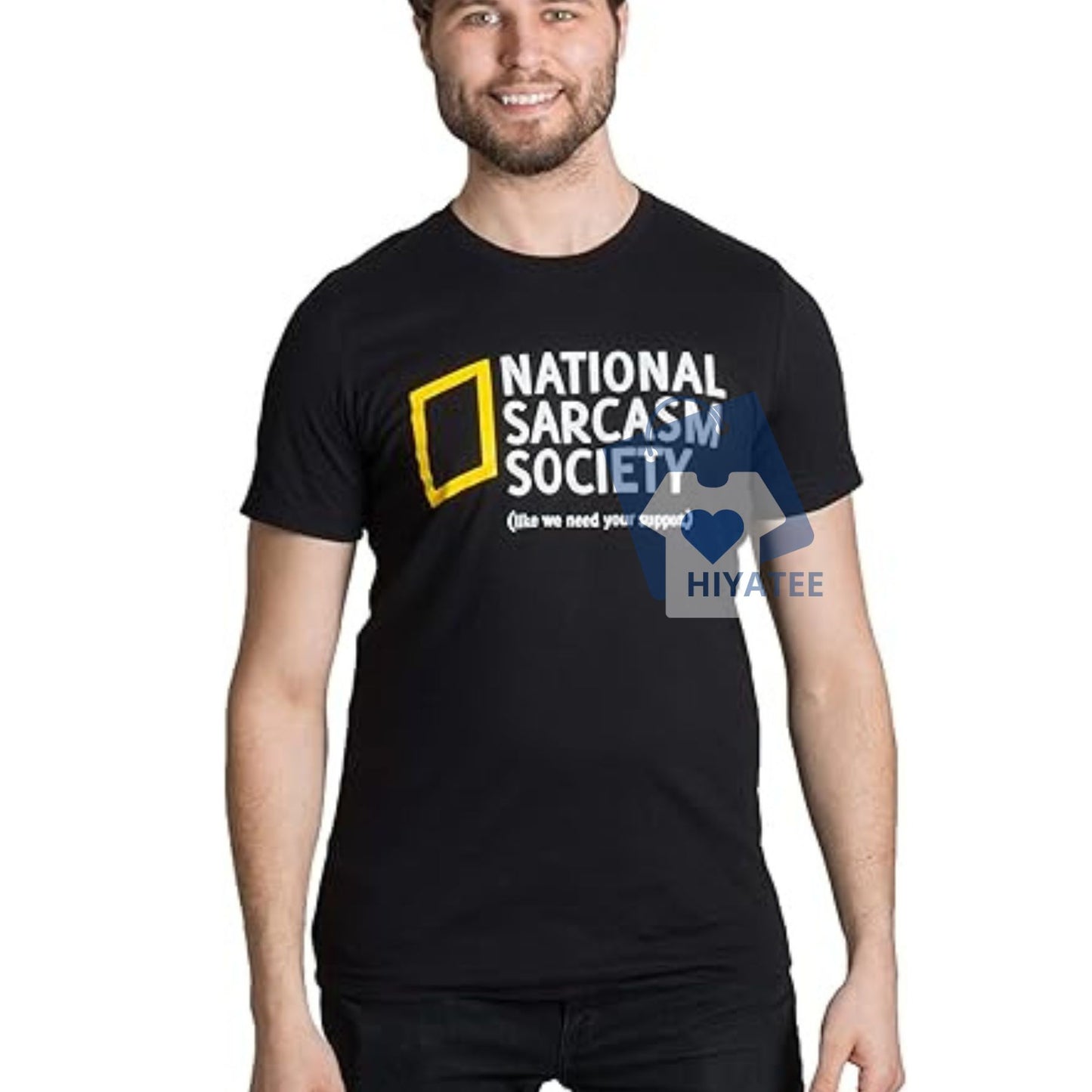National Sarcasm Society Tee – Funny & Ironic Statement Shirt