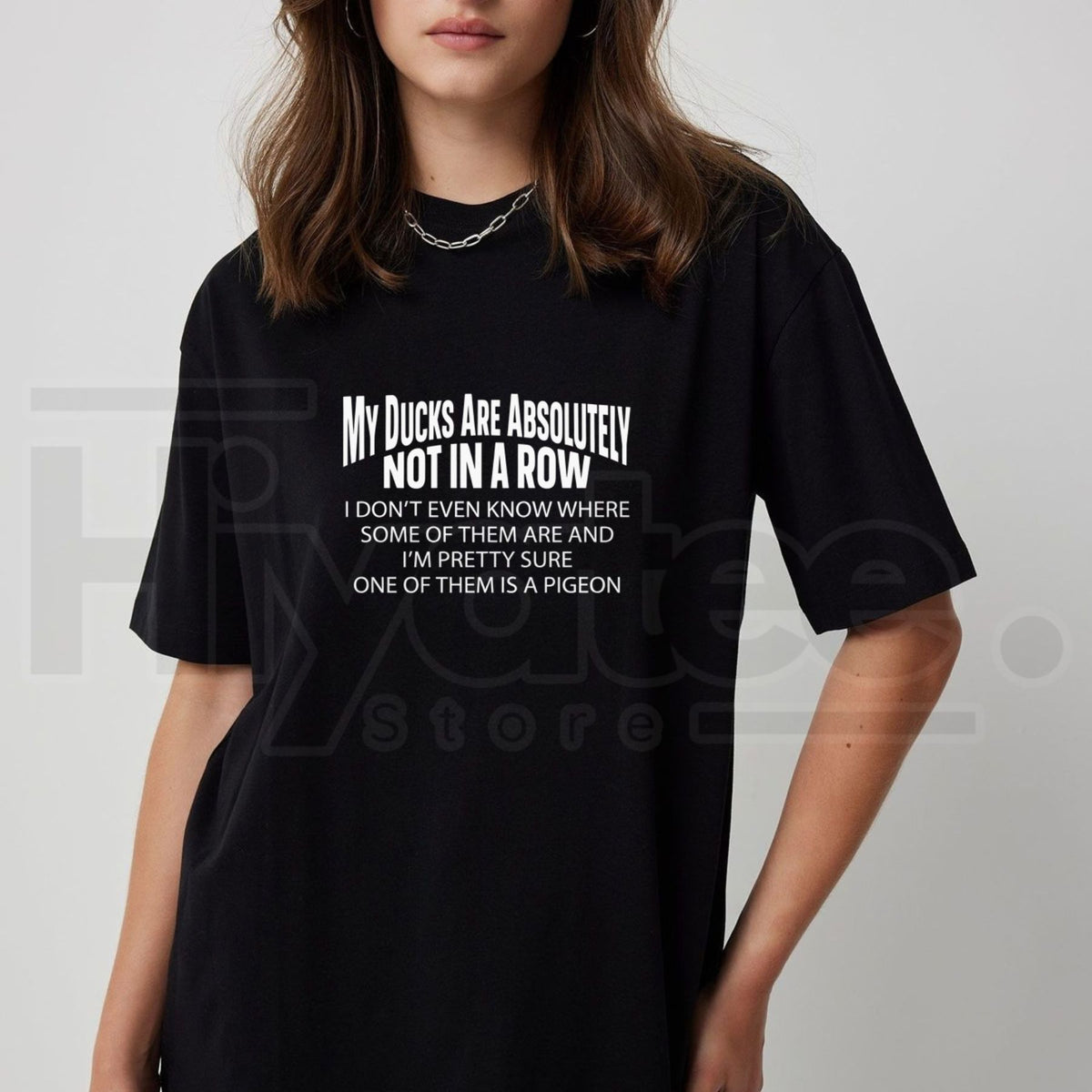 Ducks Not In A Row T-Shirt – Funny Relatable Chaos Humor Graphic Tee