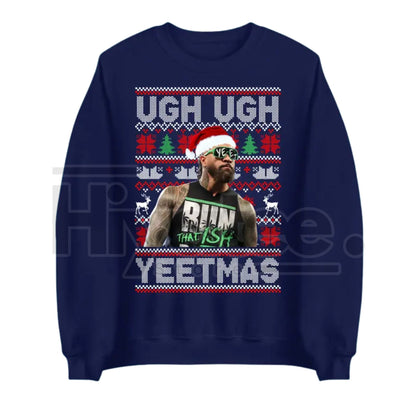 Ugh Ugh YEETMAS Shirt: Jey Uso Main Event WWE Shirt, Wrestler Merch, Funny Holiday Gift For Wrestling Fans
