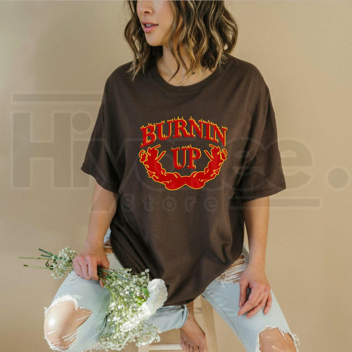JB Burning Up Tour 2026 T-Shirt – Fire Crest Graphic Tee, Concert Merch Fan Shirt