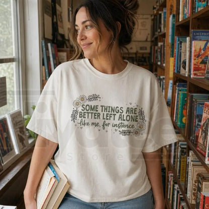 Funny Introvert Shirt Women Plus Size – Sarcastic Floral Graphic Tee