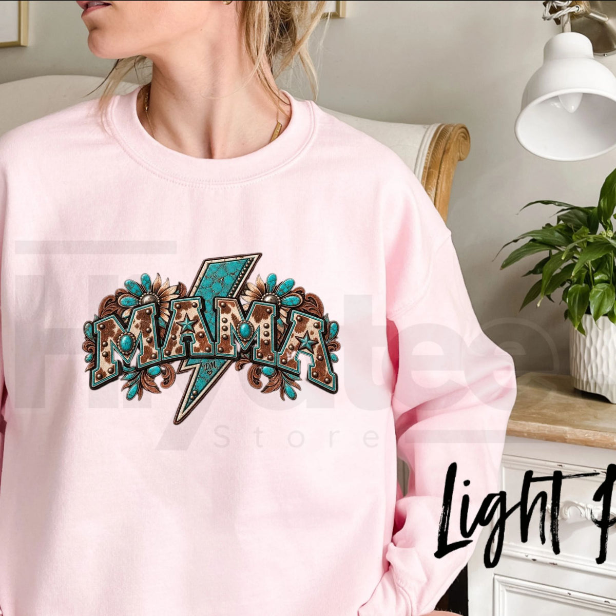 Pick Your MAMA Print Mystery Crewneck – Western Graphic Sweatshirt, Country Mama Surprise Gift