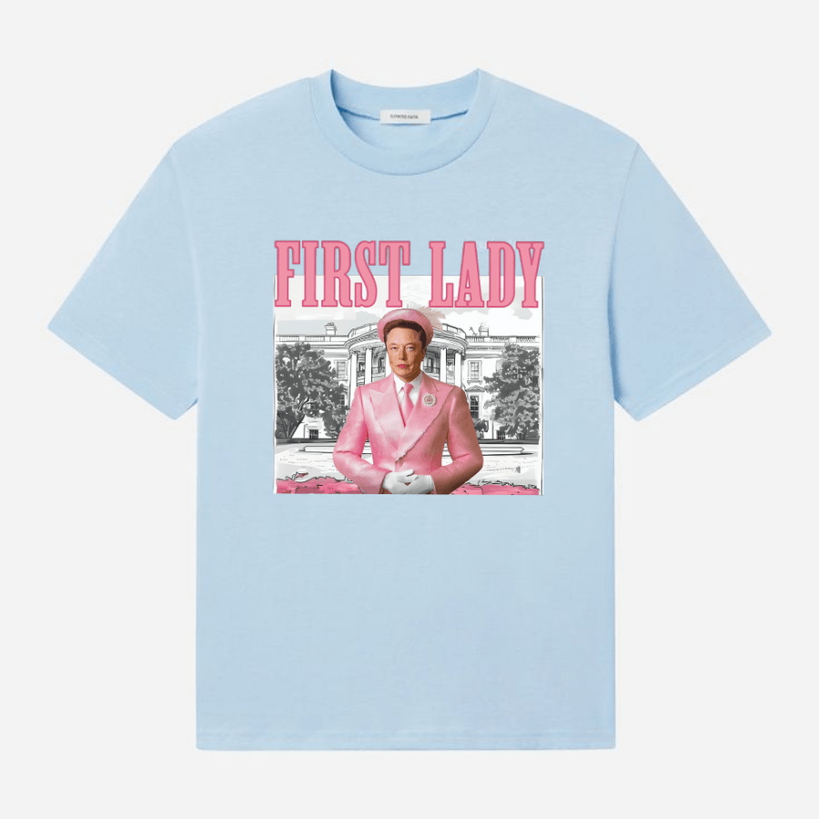 Elon Musk First Lady 2024 shirt - Unisex Heavy Cotton Tee - Comfort, Basic - Hiyatee