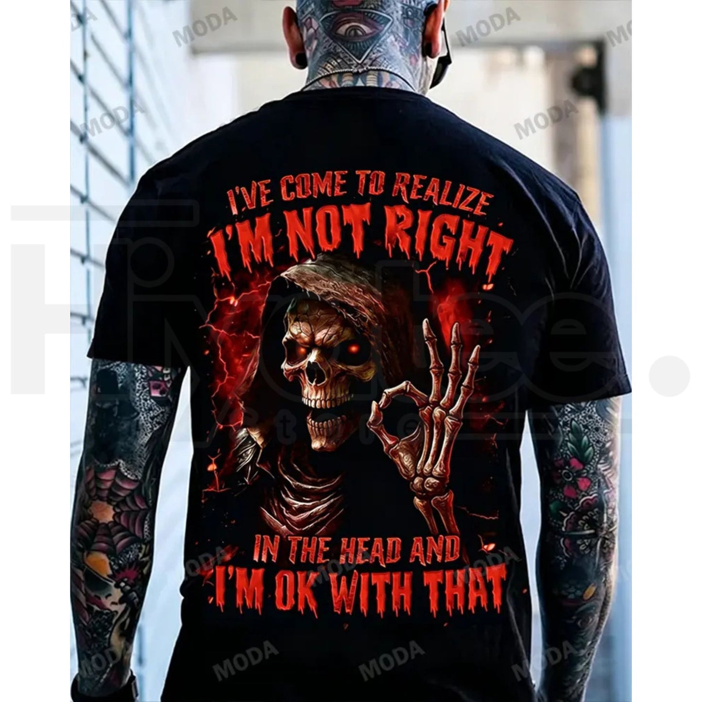 Chaosmoda Generation X Skull Graphic Tee