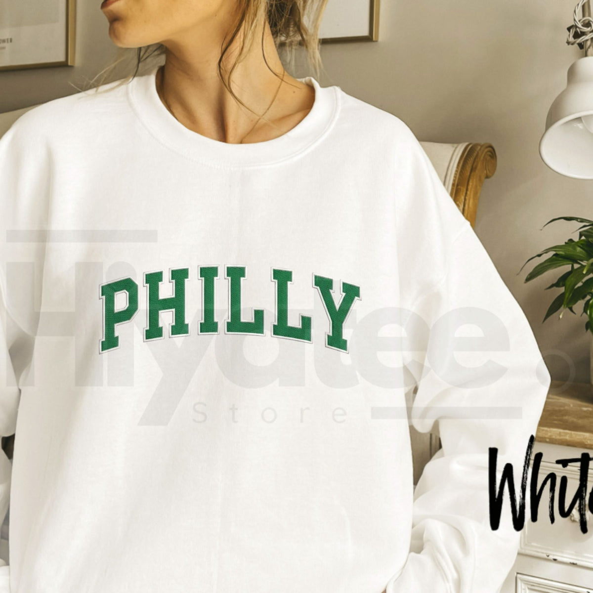 Embroidered "Go Birds" Mockneck Sweatshirt – Game Day Coastal & Football Crewneck