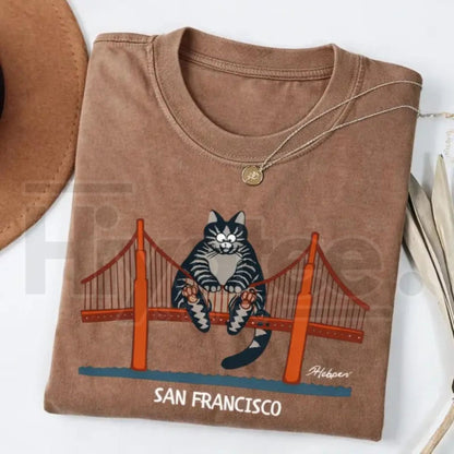 "Cat In San Francisco" – Golden Gate Bridge Popular Movie Parody Top