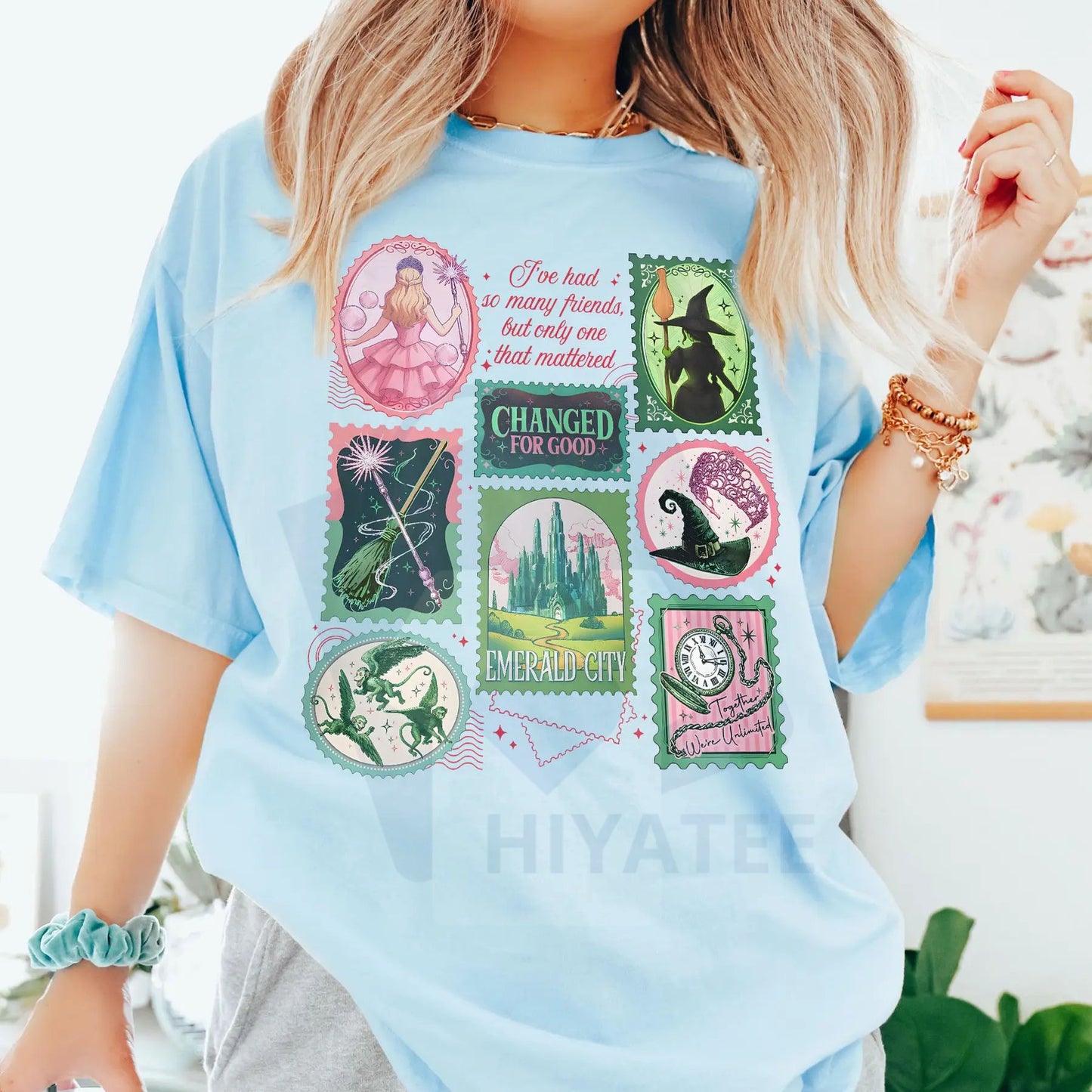 Wicked Changed For Good Comfort Colors Shirt – Wizard Defying Gravity Tee, Retro Pink Green Musical Shirt, Broadway Gift