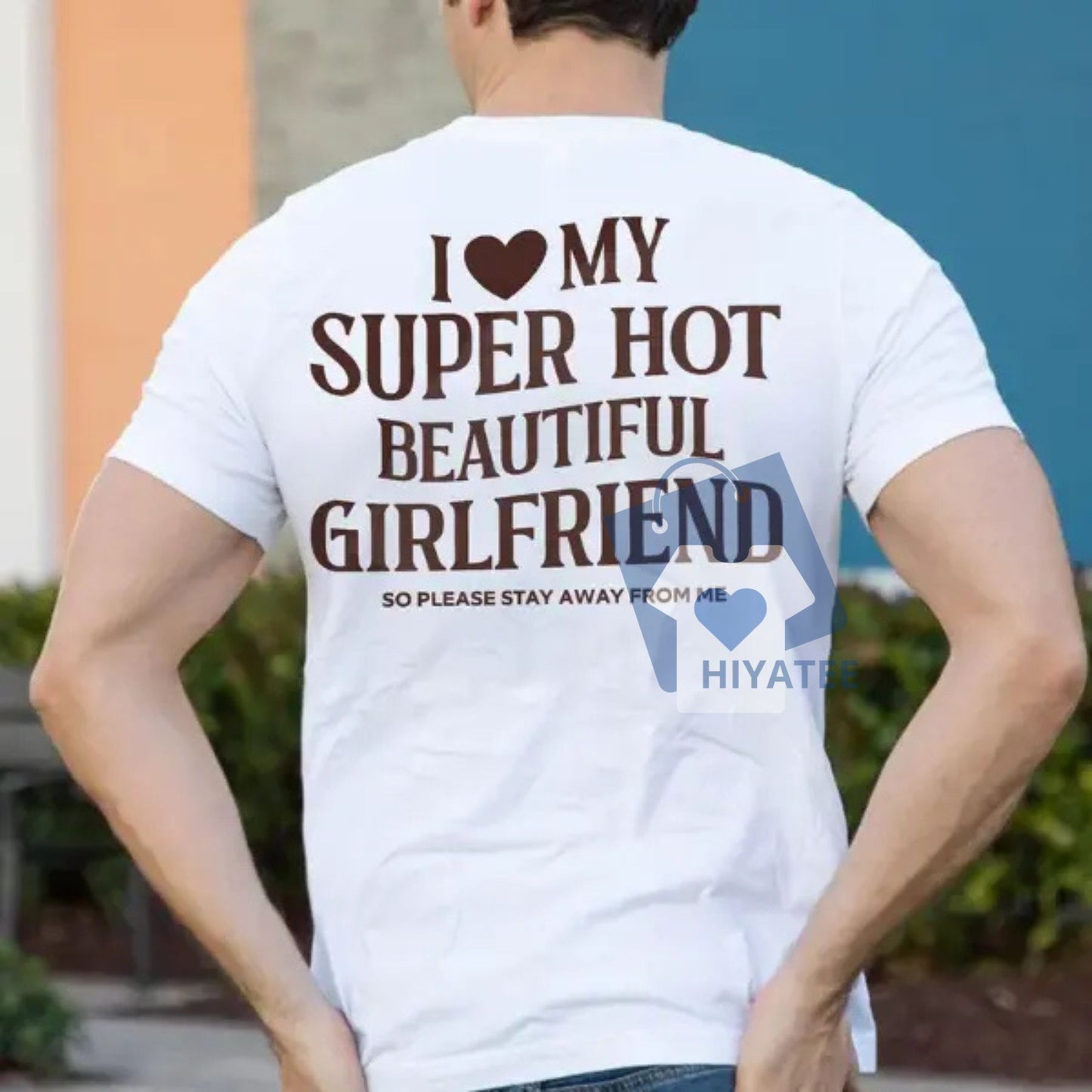 I Love My Girlfriend Shirt – Funny Boyfriend Gift Tee, I Heart My Girlfriend T-Shirt, Valentine’s Day Romantic Top for Men