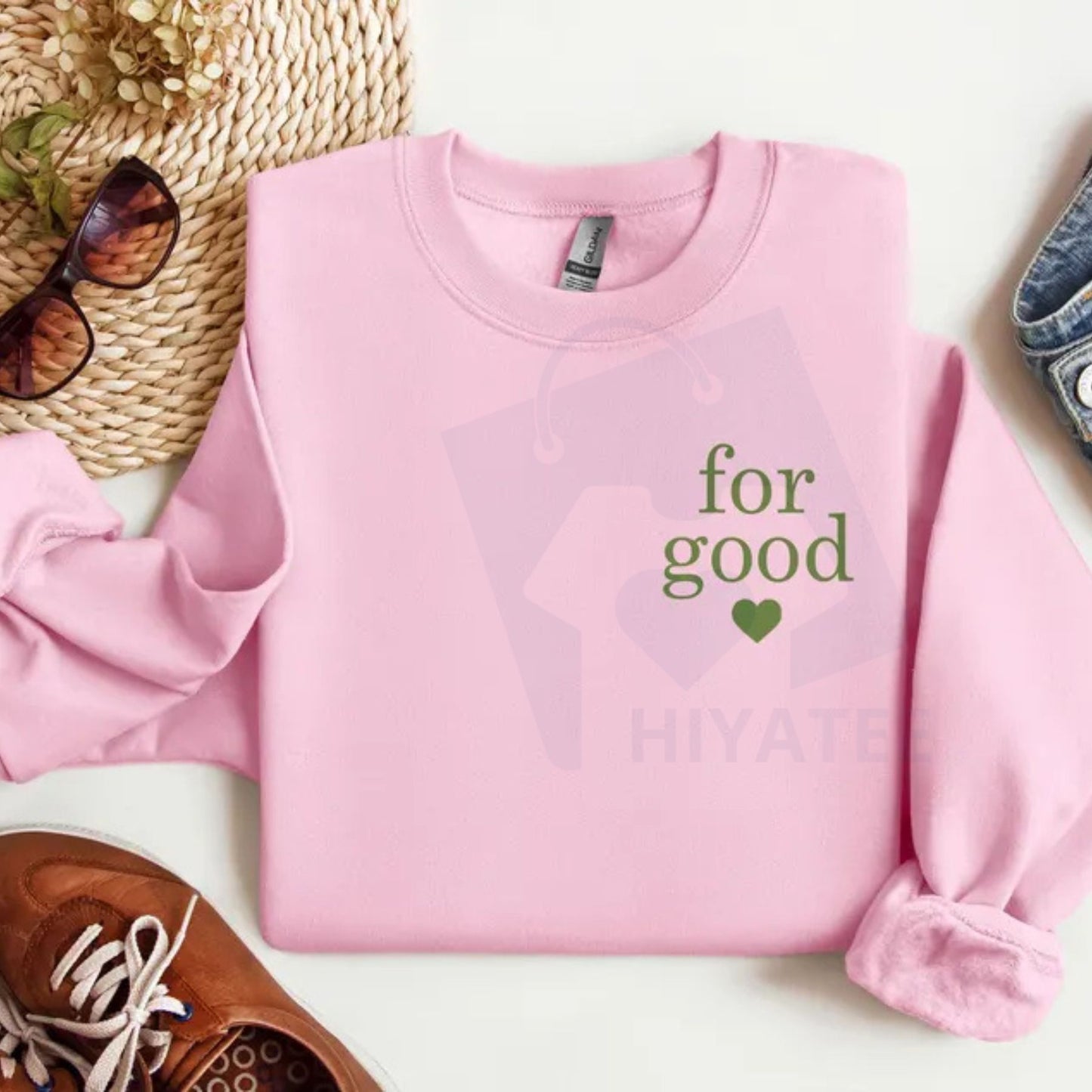"For Good" Sweatshirt: Wicked Movie Musical Inspired, Elphaba Glinda Quote Pullover, Broadway Fan Gift