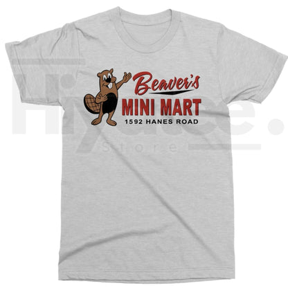 Beaver's Mini Mart Logo T-Shirt – Retro Convenience Store Graphic Tee